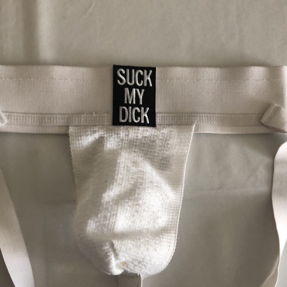 Active men white jockstrap - Picture 2 of 5